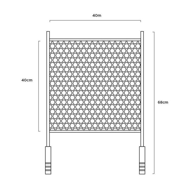 Imagem de Grelha para Churrasqueira Moeda Inox 40 x 40 - Weber