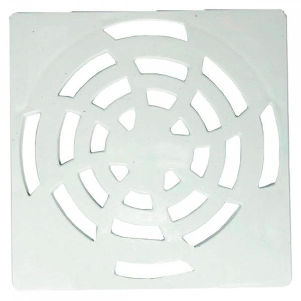 Grelha Plast Quadr Branco 10X10 Luconi Imagem de Grelha Plast Quadr Branco 10X10 Luconi