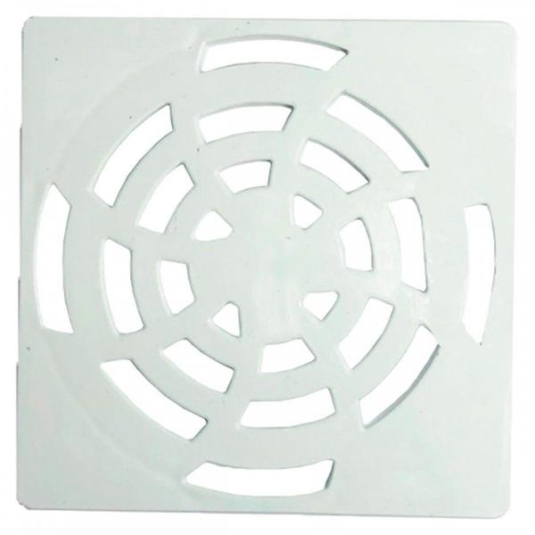 Grelha Plast Quadr Branco 10X10 Luconi Imagem de Grelha Plast Quadr Branco 10X10 Luconi