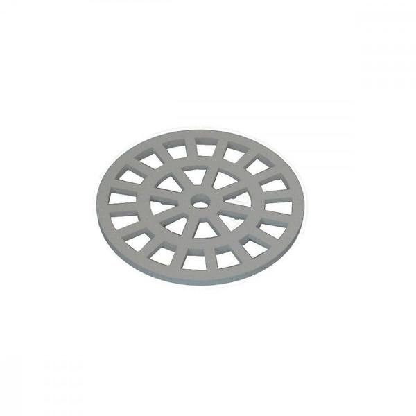 Grelha Plastica Dacunha Redonda Cromada 10X10 7898076894455 Imagem de Grelha Plastica Dacunha Redonda Cromada 10X10 7898076894455