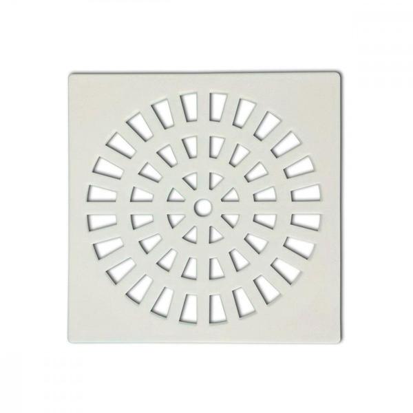 Grelha Plastica Grap Quadrada Branca 15X15 5502 . / Kit C/ 6 Imagem de Grelha Plastica Grap Quadrada Branca 15X15 5502 . / Kit C/ 6