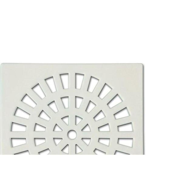 Grelha Plastica Grap Quadrada Branca 15X15 5502 . / Kit C/ 6 Imagem de Grelha Plastica Grap Quadrada Branca 15X15 5502 . / Kit C/ 6