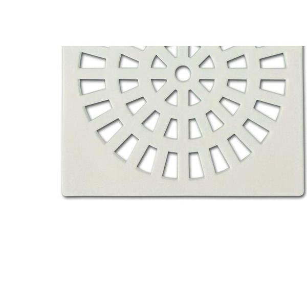 Grelha Plastica Grap Quadrada Branca 15X15 5502 . / Kit C/ 6 Imagem de Grelha Plastica Grap Quadrada Branca 15X15 5502 . / Kit C/ 6