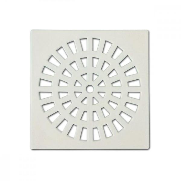 Grelha Plastica Grap Quadrada Branca 15X15 5502 . / Kit C/ 6 Imagem de Grelha Plastica Grap Quadrada Branca 15X15 5502 . / Kit C/ 6