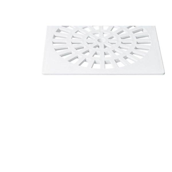 Grelha Plastica Herc Quadrada Branca 15X15 284 - Kit C/6 Imagem de Grelha Plastica Herc Quadrada Branca 15X15 284 - Kit C/6