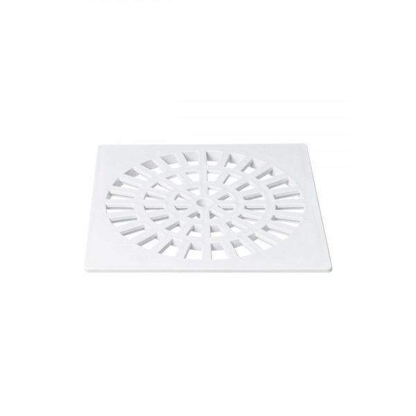 Grelha Plastica Herc Quadrada Branca 15X15 284 - Kit C/6 Imagem de Grelha Plastica Herc Quadrada Branca 15X15 284 - Kit C/6