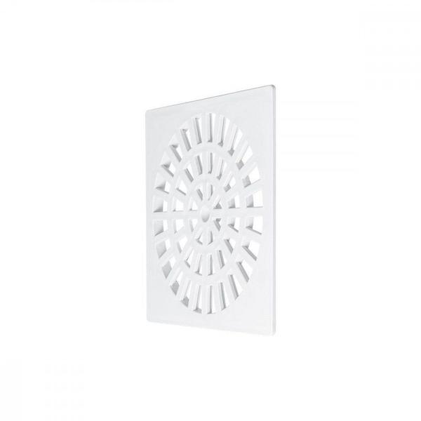 Grelha Plastica Herc Quadrada Branca 15X15 284 - Kit C/6 Imagem de Grelha Plastica Herc Quadrada Branca 15X15 284 - Kit C/6