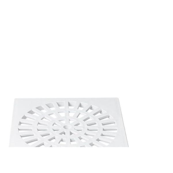 Grelha Plastica Herc Quadrada Branca 15X15 284 - Kit C/6 Imagem de Grelha Plastica Herc Quadrada Branca 15X15 284 - Kit C/6