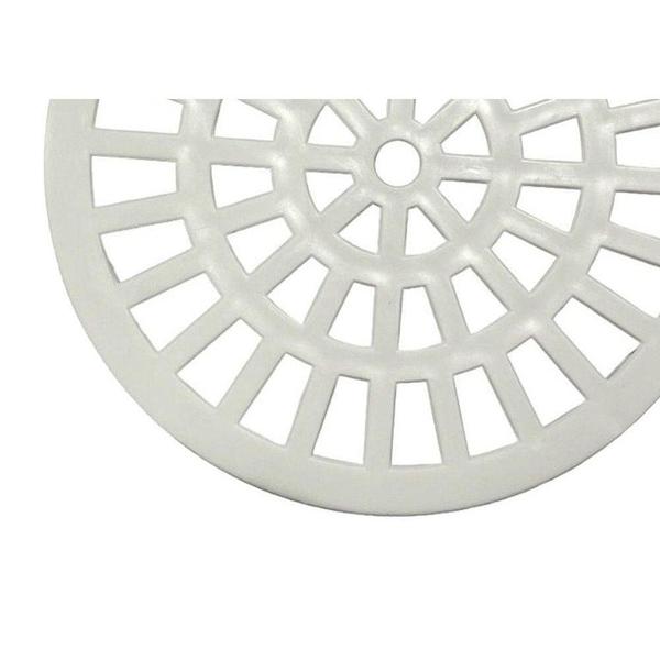 Grelha Plastica Redonda Branca Herc 15X15Cm - 2285 - Kit C/6 Peca Imagem de Grelha Plastica Redonda Branca Herc 15X15Cm - 2285 - Kit C/6 Peca