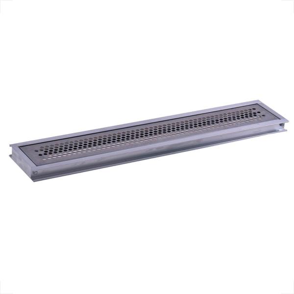 Imagem de Grelha ralo linear inox perfurada jjm 06x50 piscina