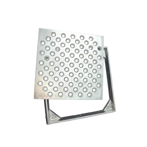 Grelha Ralo Pluvial 15x15 Aluminio Anti Inseto e Suporte - Ficone & Reis Imagem de Grelha Ralo Pluvial 15x15 Aluminio Anti Inseto e Suporte