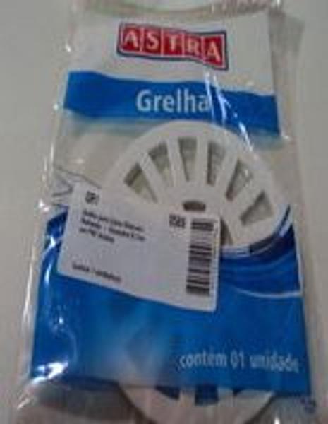 Imagem de Grelha Redonda Astra 9,7cm x 9,7cm em PVC Ref. GR1