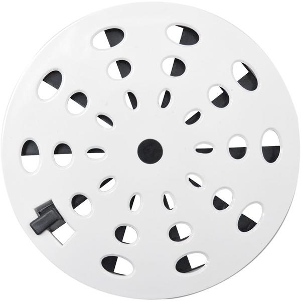 Grelha Redonda Diâmetro de 15cm com Anti-Inseto em PVC Branco Modelo II Astra Imagem de Grelha Redonda Diâmetro de 15cm com Anti-Inseto em PVC Branco Modelo II Astra