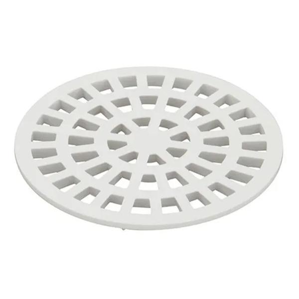 Imagem de Grelha Redonda PVC Branco 15cm - Astra