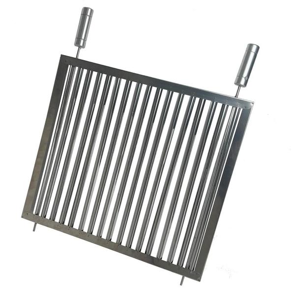 Imagem de Grelha Uruguaia 100% Inox Para Churrasco 55x50