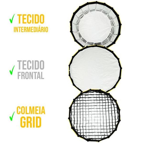 Imagem de Grid Colmeia Gsl120 Para Softbox Greika