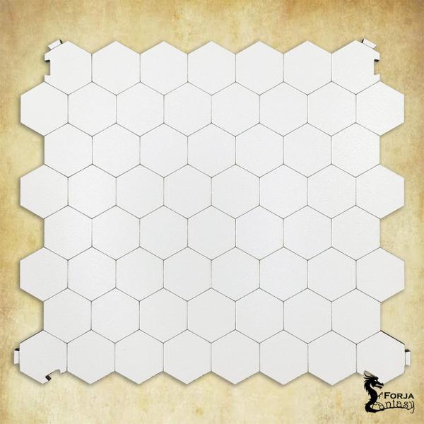 Grid de Batalha Hexagonal Modular Riscável - 4 placas (FG) - RPG - Forja Fantasy Imagem de Grid de Batalha Hexagonal Modular Riscável - 4 placas (FG) - RPG