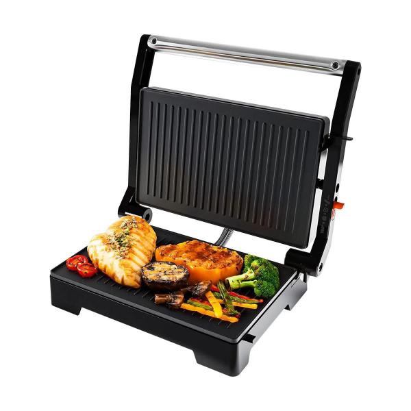 Imagem de Grill Cadence Constrast Chapa Dupla Preto 127V - Grl616