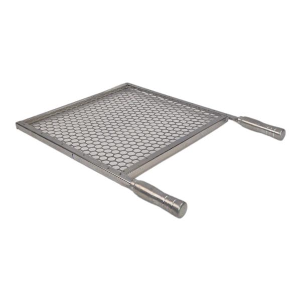 Imagem de Grill Churrasqueira Pré Moldada Suporte Inox 50x45 3 Espetos