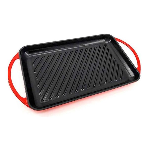 Imagem de Grill de Ferro Souté Retangular Vermelho 57503/156 Brinox