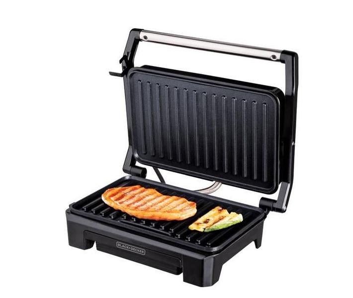 Imagem de Grill Elétrico Black Decker Com Prensa G1200 Inox 800W