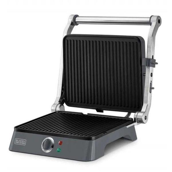 Imagem de Grill Elétrico G1400-B2 com Abertura 180 Black+Decker - 120v - Black & Decker