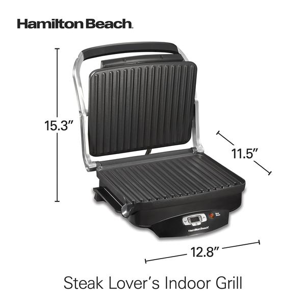 Imagem de Grill Elétrico Hamilton Beach Steak Lover's - Interior