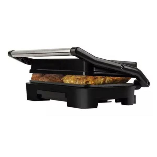 Imagem de Grill Elétrico Mallory Asteria Compact Preto Inox