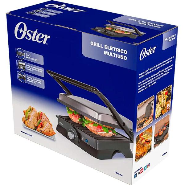 Imagem de Grill Elétrico Multiuso Inox OGRL210 127V - Oster