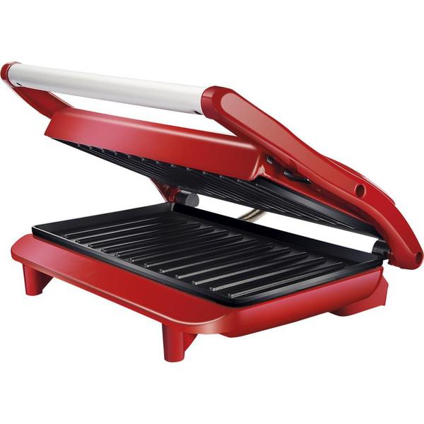 Imagem de Grill Lenoxx Panini PGR155 Inox Red