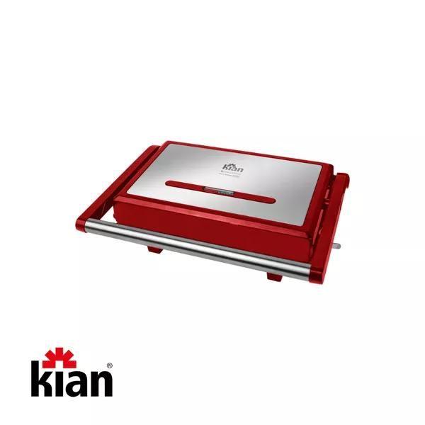 Imagem de Grill Panini Vermelho 1200w 127v Kian