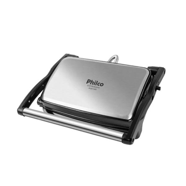 Imagem de Grill Philco Pgr19pi Inox Antiaderente Redstone Cozinha