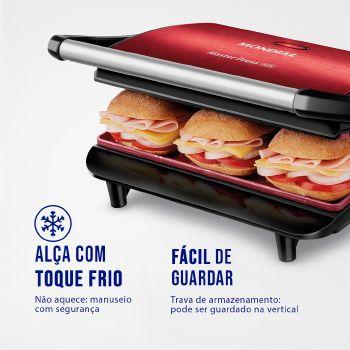 Imagem de Grill Press Mondial Ceramic 1000w Pg-01-rc - 2222-02