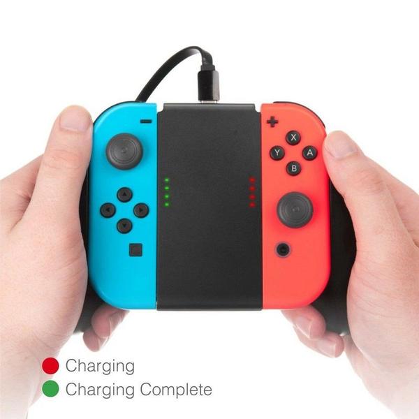 Imagem de Grip carregador de joycon Compatível Switch entrada Usb-C