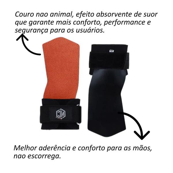 Imagem de Grip Para Cross Pull Up Chest to bar + Munhequeira Ajustavel