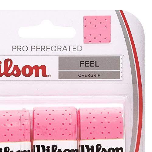 Imagem de Grip Raquetes Tênis WILSON Perfurado, Rosa