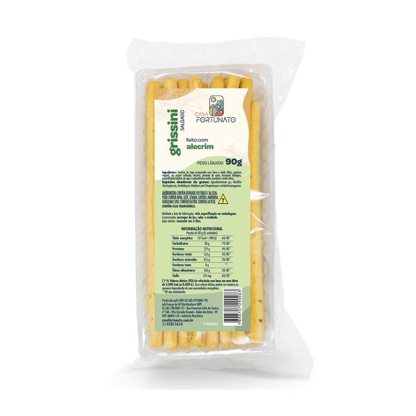 Grissini Feito Com Alecrim 90g Casa Fortunato Imagem de Grissini Feito Com Alecrim 90g Casa Fortunato
