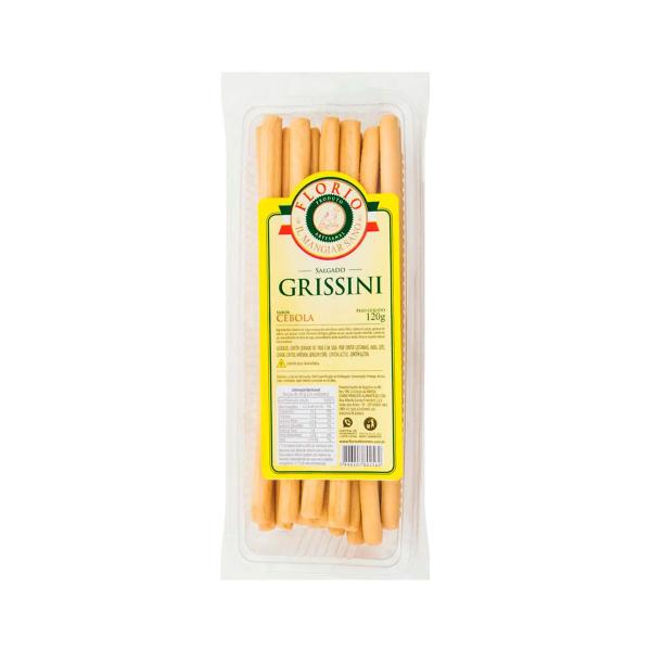 Imagem de Grissini Salgado Sabor Cebola 120g Florio Mangiar Sano