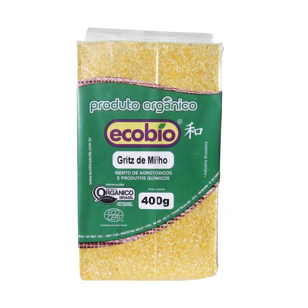 Gritz De Milho Orgânico 400G - Ecobio Imagem de Gritz De Milho Orgânico 400G - Ecobio