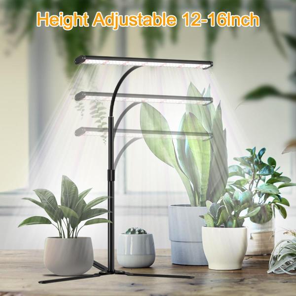 Imagem de Grow Light Juhefa 108LED 6000K de espectro completo para plantas de interior