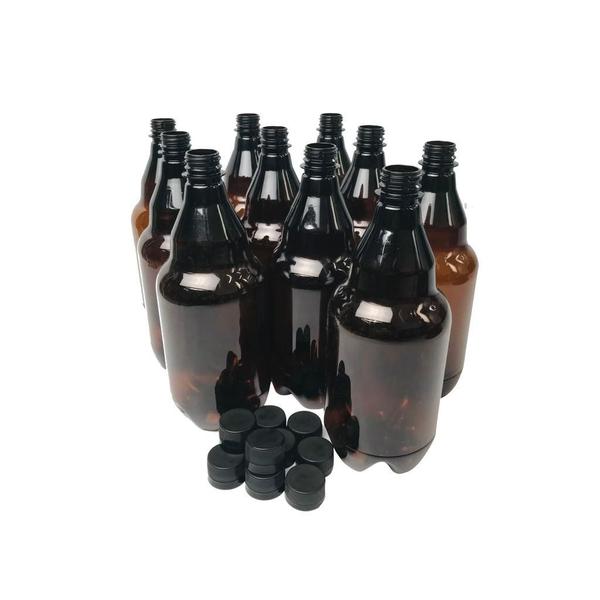 Imagem de Growler Pet 1L - Kit Com 50 Unidades