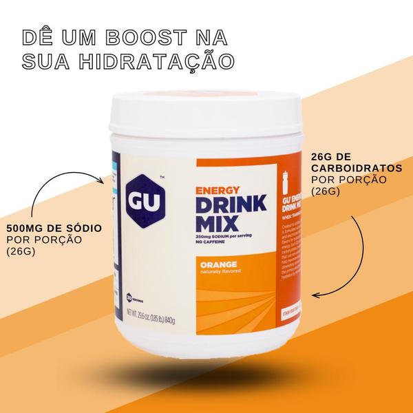 Imagem de GU Drink Mix Isotônico Laranja 840g - GU Energy