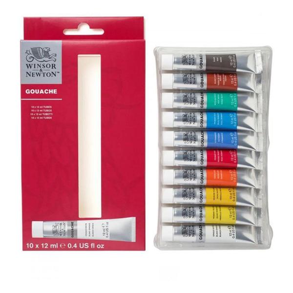 Imagem de Guache Winsor &amp Newton 10 cores com 12ml