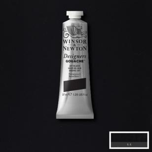 Imagem de Guache Winsor & Newton Designers 37ml S1 335 Jet Black