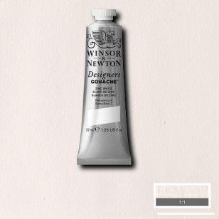 Imagem de Guache Winsor & Newton Designers 37ml S1 748 Zinc White