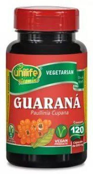 Imagem de Guaraná 120 Cápsulas 500mg - Unilife