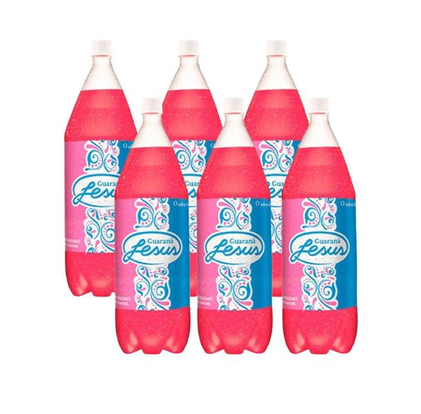 Imagem de Guaraná Jesus Refrigerante Fardo Com 06 Pets De 1l Cada