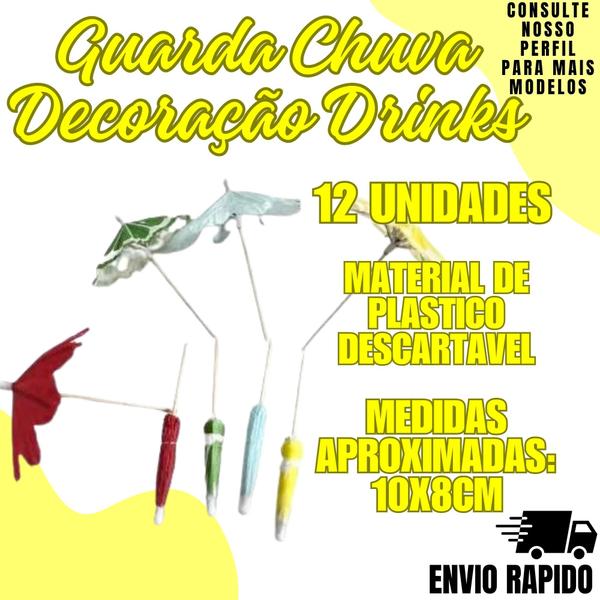 Imagem de Guarda Chuva Decoração Drinks Festa Evento Coquetel Bebidas