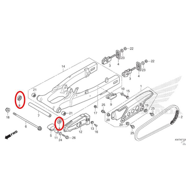 Imagem de Guarda Pó Quadro Elástico Xr 250 Tornado , Xre 300, Crf 230