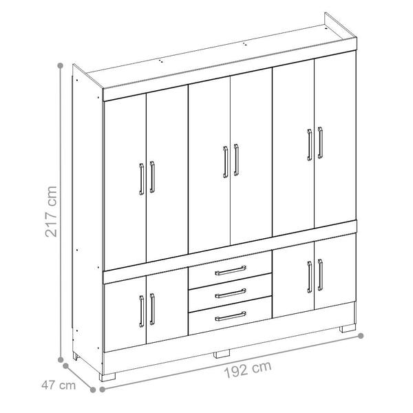 Imagem de Guarda Roupa 10 Portas Berlim  Amendola 